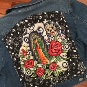 Dia De Los Muertos Denim Jacket